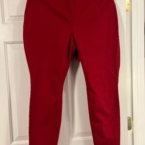 Vibrant Red Pants